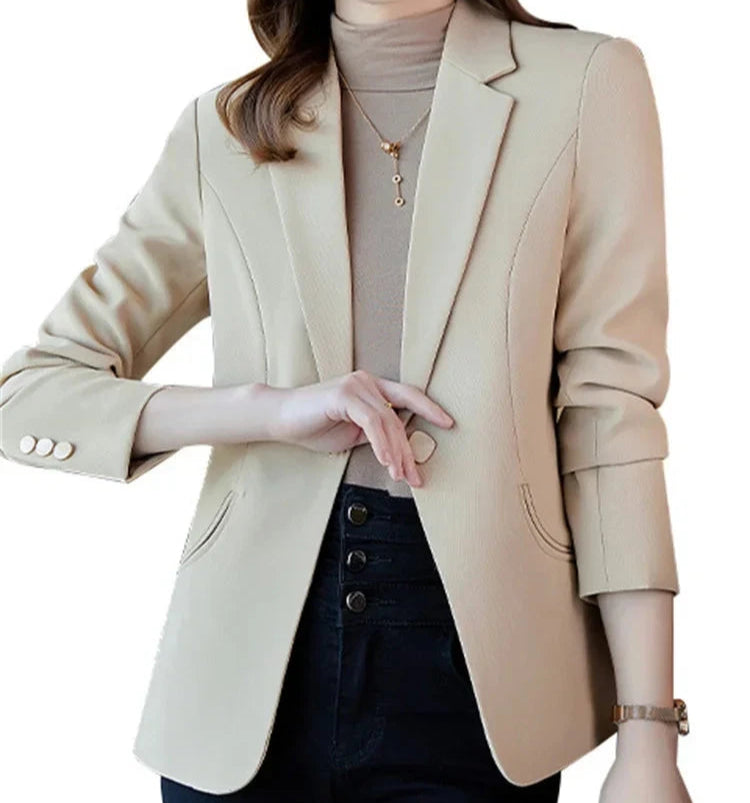 Blazer Alfaiataria Acinturado Feminino