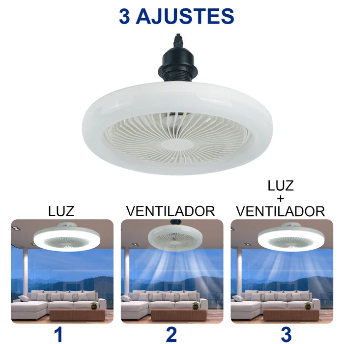 Ventilador de Teto Inteligente - Led e Controle Remoto