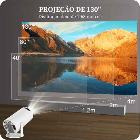 Projetor Portátil 4K MagCubic