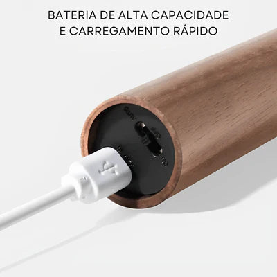 Luminária Lanterna-LED de Parede com Sensor de Movimento Recarregável