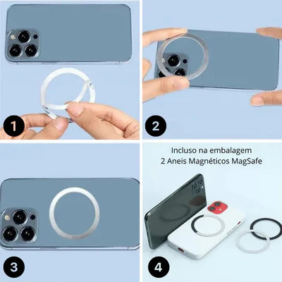 Suporte Apple Ultra Magnético - Celular para Carro - MagSafe