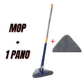 Mop Multiuso Triangular Mega Giratório + Pano de Microfibra