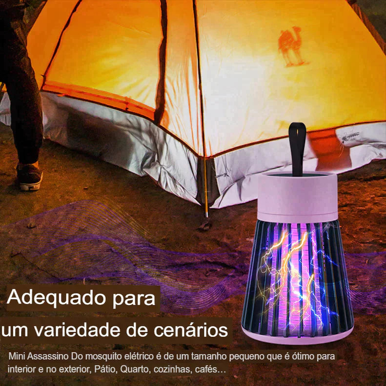 Abajur Mata Pernilongo - Anti Mosquitos - Portátil - Proteção Efetiva